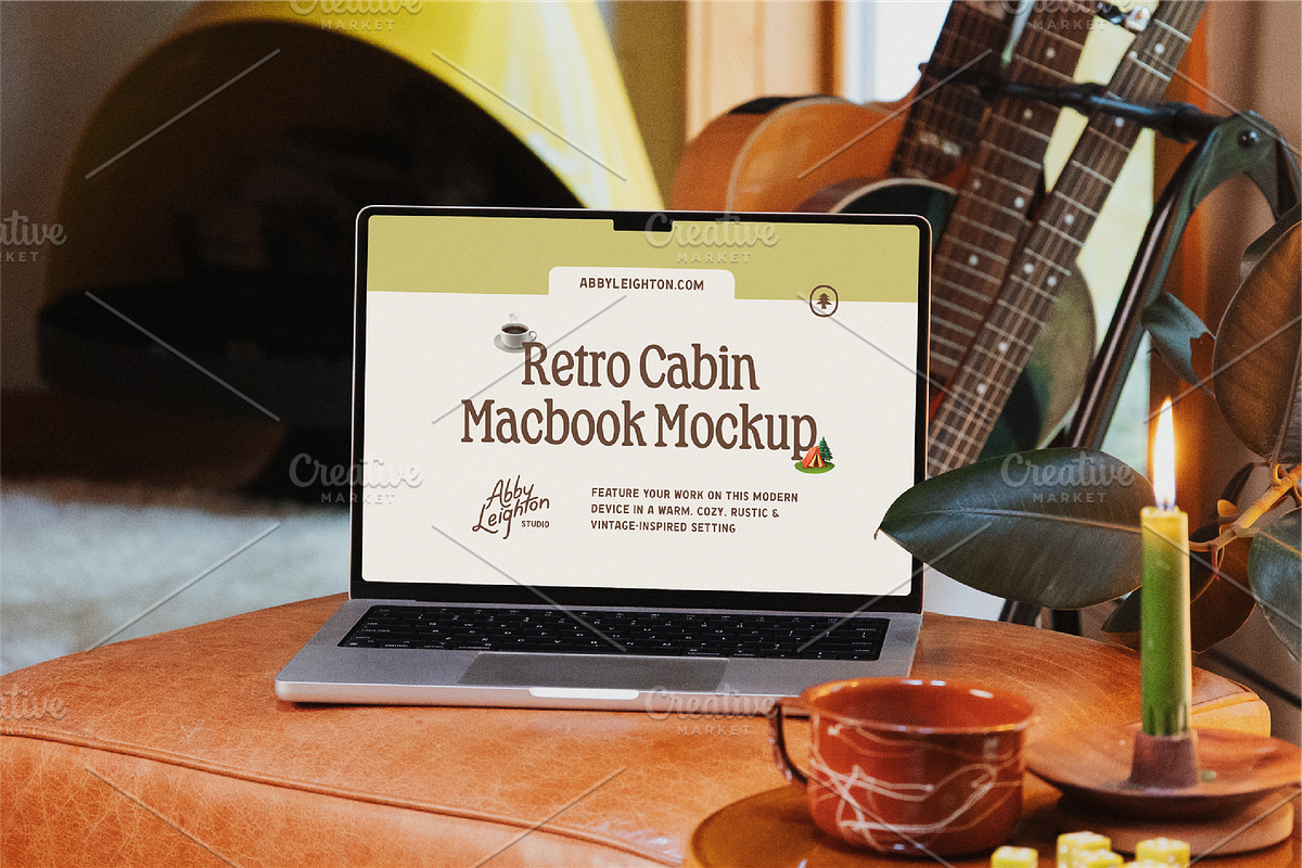 Retro Cabin  Device Mockup Pack, a Device Mockup by Abby Leighton Studio (Photo 6 of 7)