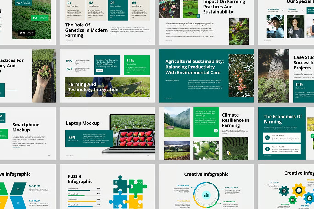 Herb Farming Powerpoint Templates, a Presentation Template by Fit-tee (Photo 2 of 2)