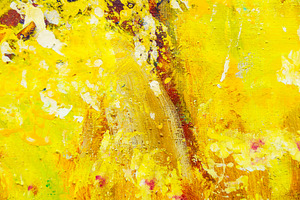 Colorful abstract oil painting art background. Texture of canvas, an Abstract Photo by Eugene_Photo