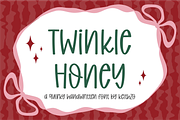 Twinkle Honey - Handwriting Font, a Handwritten Font by Keithzo (Thumbnail 12 of 12)
