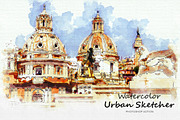 Watercolor Urban Sketcher PS Action, an Action Add-On by SlideSalad (Thumbnail 21 of 21)