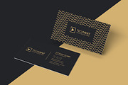 Gold Minimal Business Card, a Business Card Template by Shahjhan (Thumbnail 2 of 5)