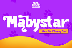 Mabystar - Sans Serif Display Font