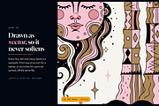 78 Tarot Card Sticker Sheets, an Object Graphic by Jakayla Digital Co (Thumbnail 10 of 18)