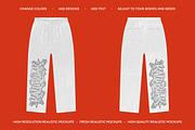 Realistic Streetwear Bundle 100, a Bottom Mockup by AtelierDuVow (Thumbnail 7 of 10)