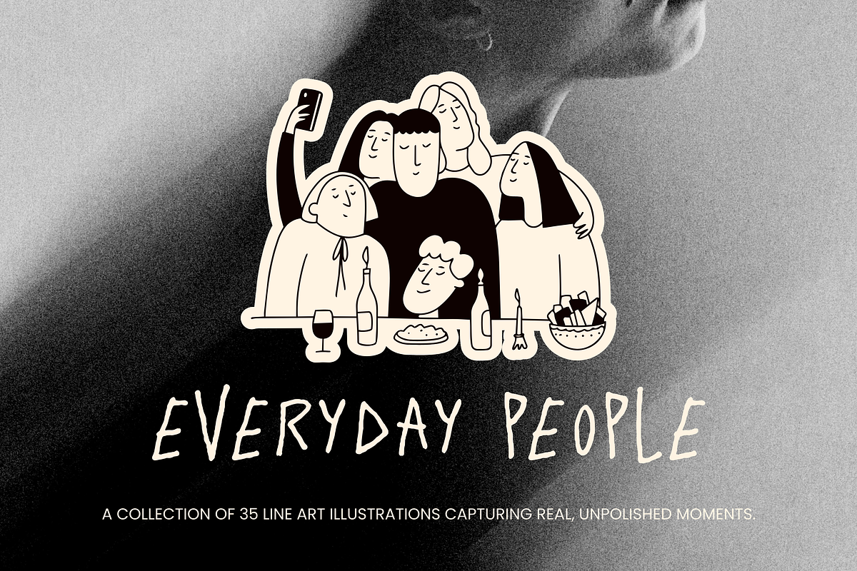 People Series BUNDLE: All 5 in 1, a Person Illustration by Veyla (Photo 5 of 52)