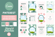 Pinterest Business Templates CANVA, a Social Media Template by florasfabrica (Thumbnail 1 of 3)