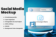 Social Media Feed Mockup, an Advertising Mockup by samsulpassive (Thumbnail 1 of 3)