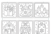 Christmas Vibes Bold Easy Coloring, a Seasonal Illustration by Coco Bloom (Thumbnail 3 of 3)
