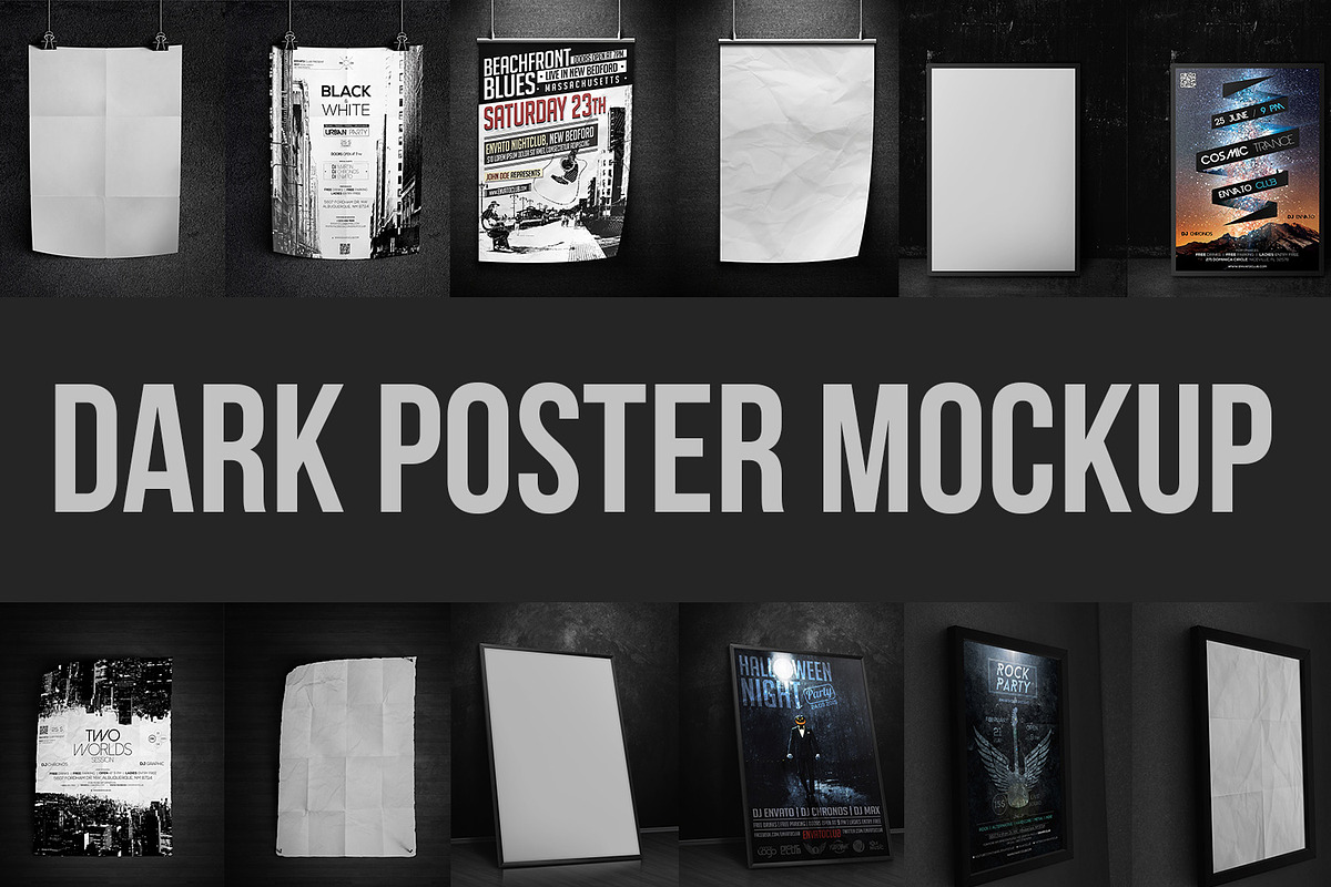 Poster & Flyer Mockup Bundle, a Print Template by CREATIVE DUDE (Photo 4 of 8)
