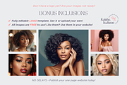 Canva Website Template Beauty, a Landing Page Template by vectorocean (Thumbnail 9 of 11)