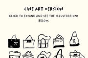 92+ Minimalist Fashion Bag Set, an Object Illustration by The Journey Atelier (Thumbnail 5 of 5)