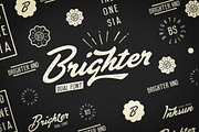 Brighter dual font, a Script Font by INKSUN™ (Thumbnail 3 of 5)
