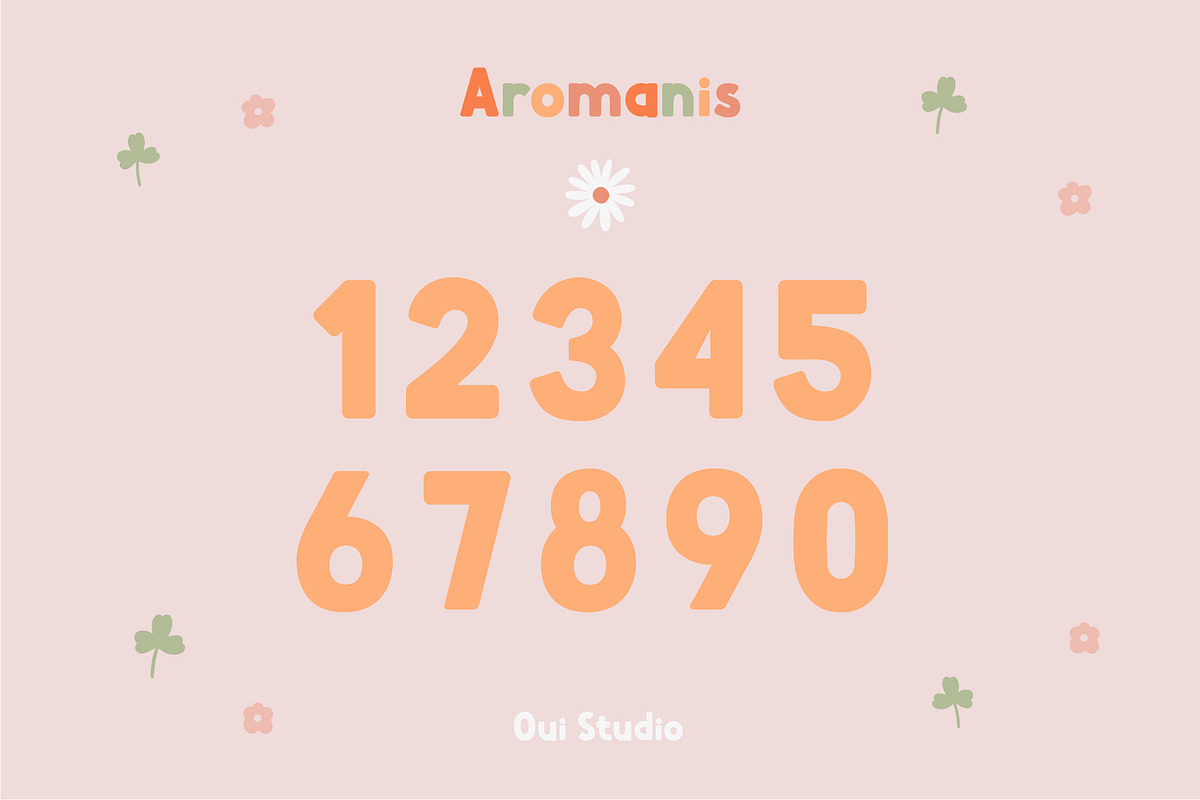 Aromanis Sweet Font + Bonus, a Sans Serif Font by Oui Studio (Photo 4 of 16)