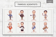 Famous scientists • Volume 3, an Education Illustration by Yeticrab (Thumbnail 1 of 4)