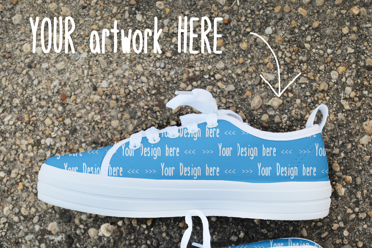 Sneaker Mock Up, a Product Mockup by Schatzi Graphik (Photo 3 of 6)