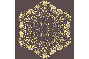 Classic Vector Fine Pattern With, an Illustration by FineArtStudio