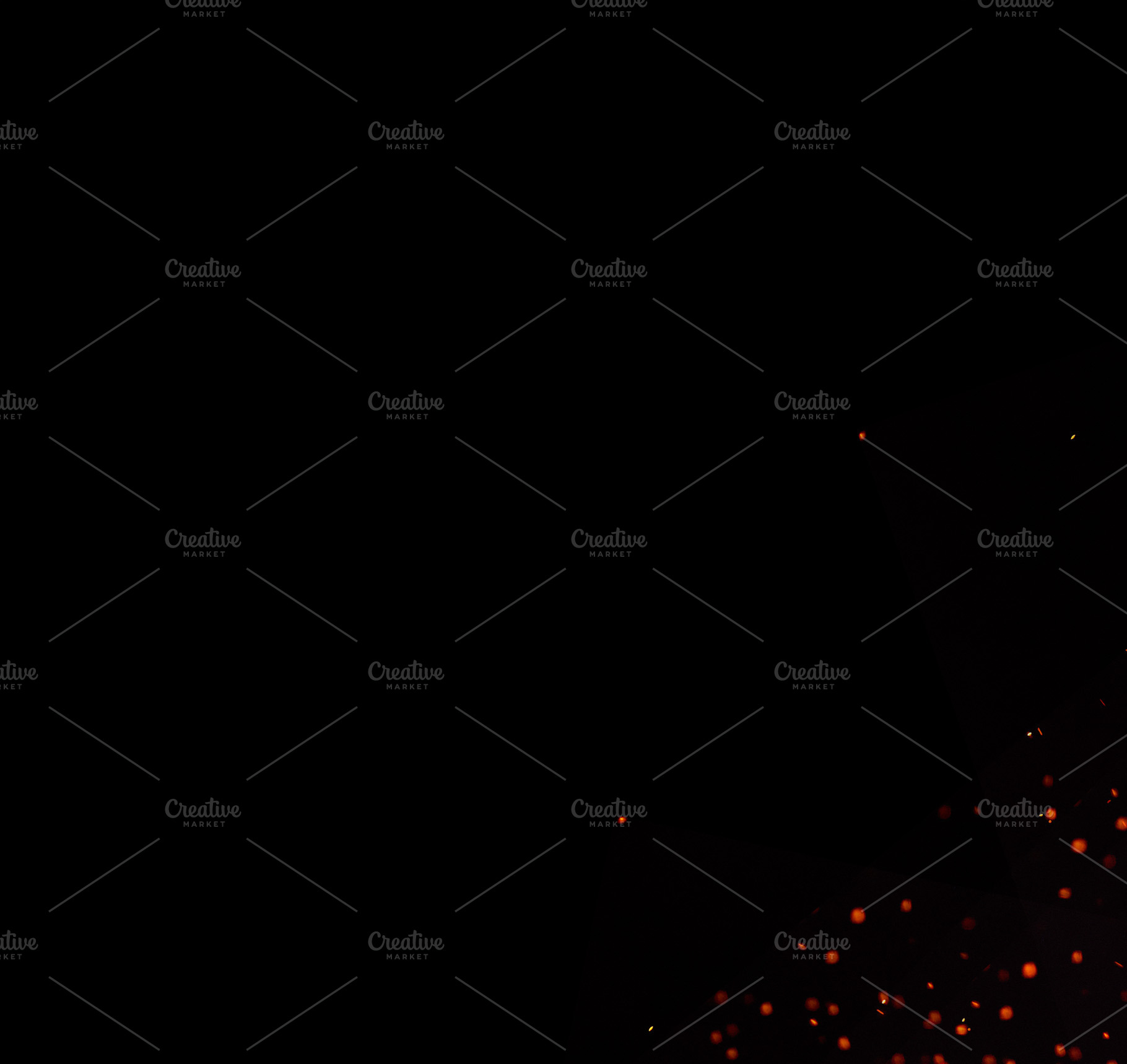 A circular frame of flames and sparks surrounding a dark circula, an Abstract Photo by ndanko