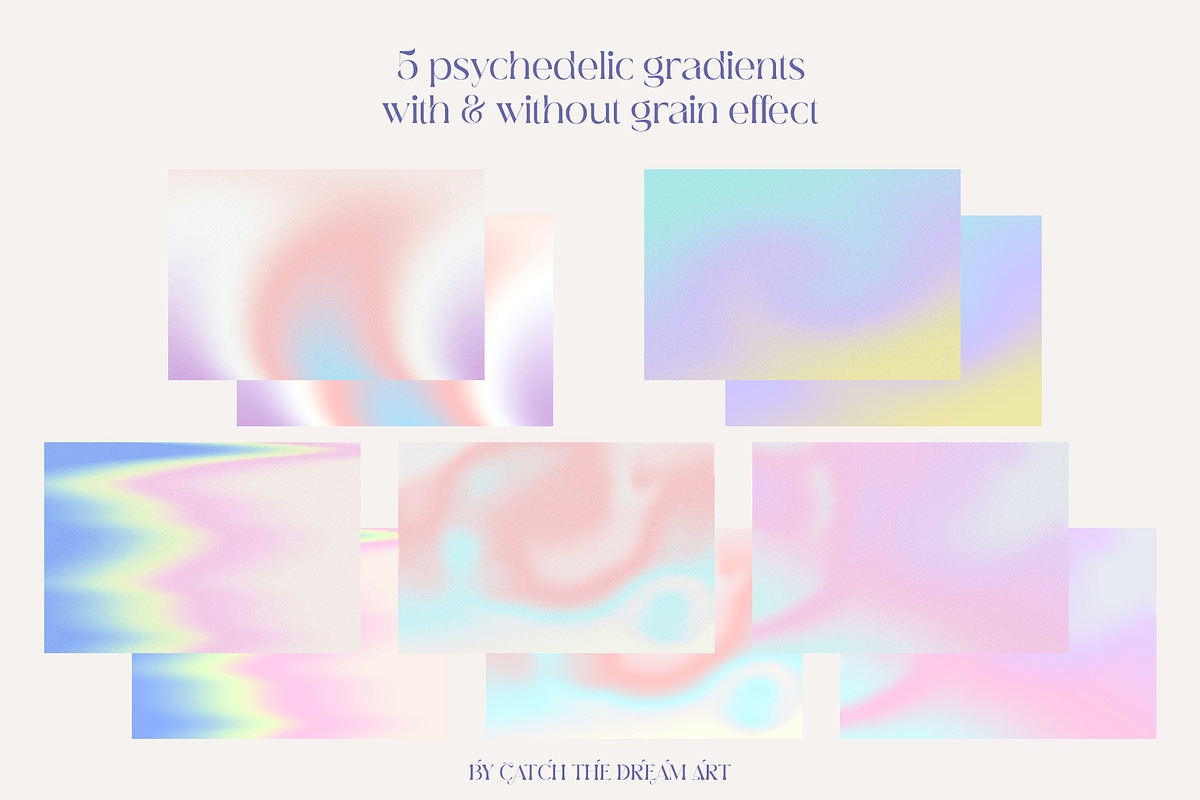 Pastel Holographic Textures & Story, an Object Graphic by Catch the Dream Art (Photo 5 of 12)