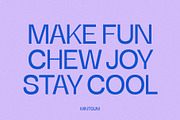 Mintgum Pop Display, a Sans Serif Font by BilberryCreates (Thumbnail 5 of 12)