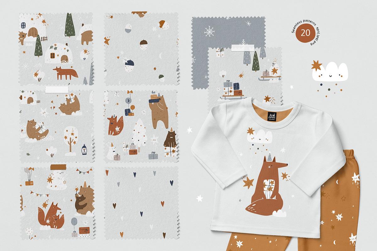 Winter Wonderland collection, an Animal Illustration by avdnadi (Photo 11 of 12)
