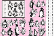 2235 BUNDLE Procreate Stamp Brushes, a Brush Add-On by Revabrush (Thumbnail 6 of 17)