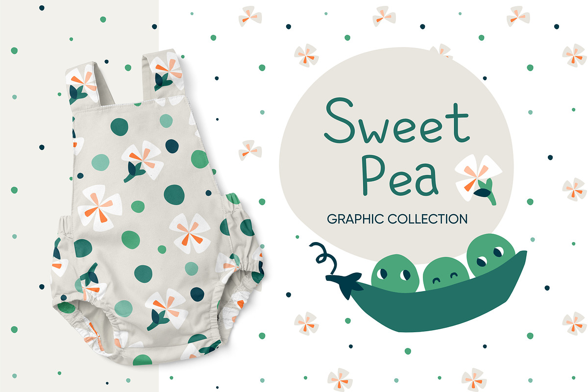 Sweet Pea, a Pattern Graphic by SurfaceStories (Photo 1 of 7)