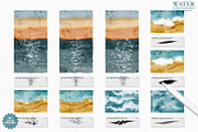 Water Effects Brushes Procreate, a Brush Add-On by Julia Dreams (Thumbnail 5 of 6)