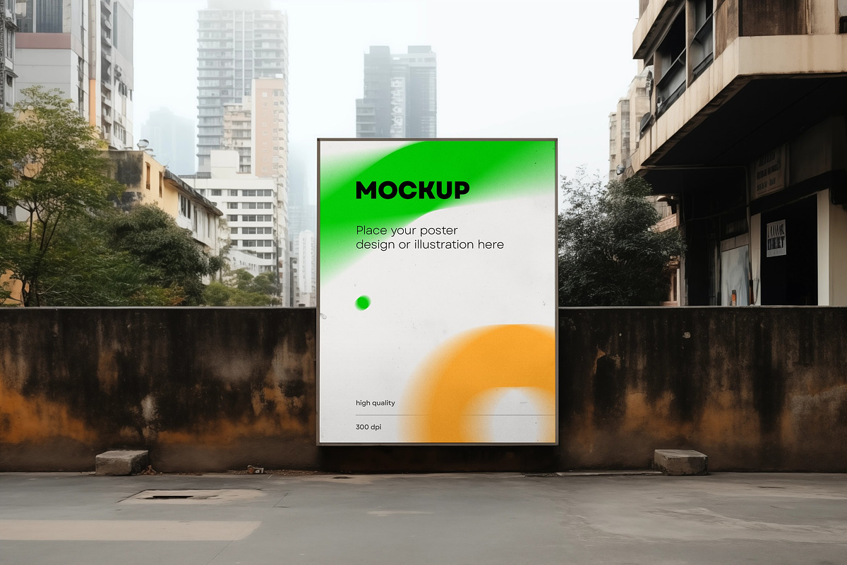 Urban Poster & Facade Mockups, an Advertising Mockup by dpi (Photo 7 of 11)