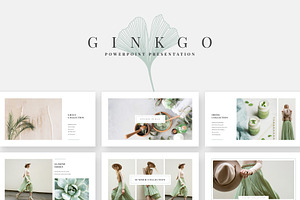 Ginkgo PowerPoint Presentation, a Presentation Template by Studio Sumac
