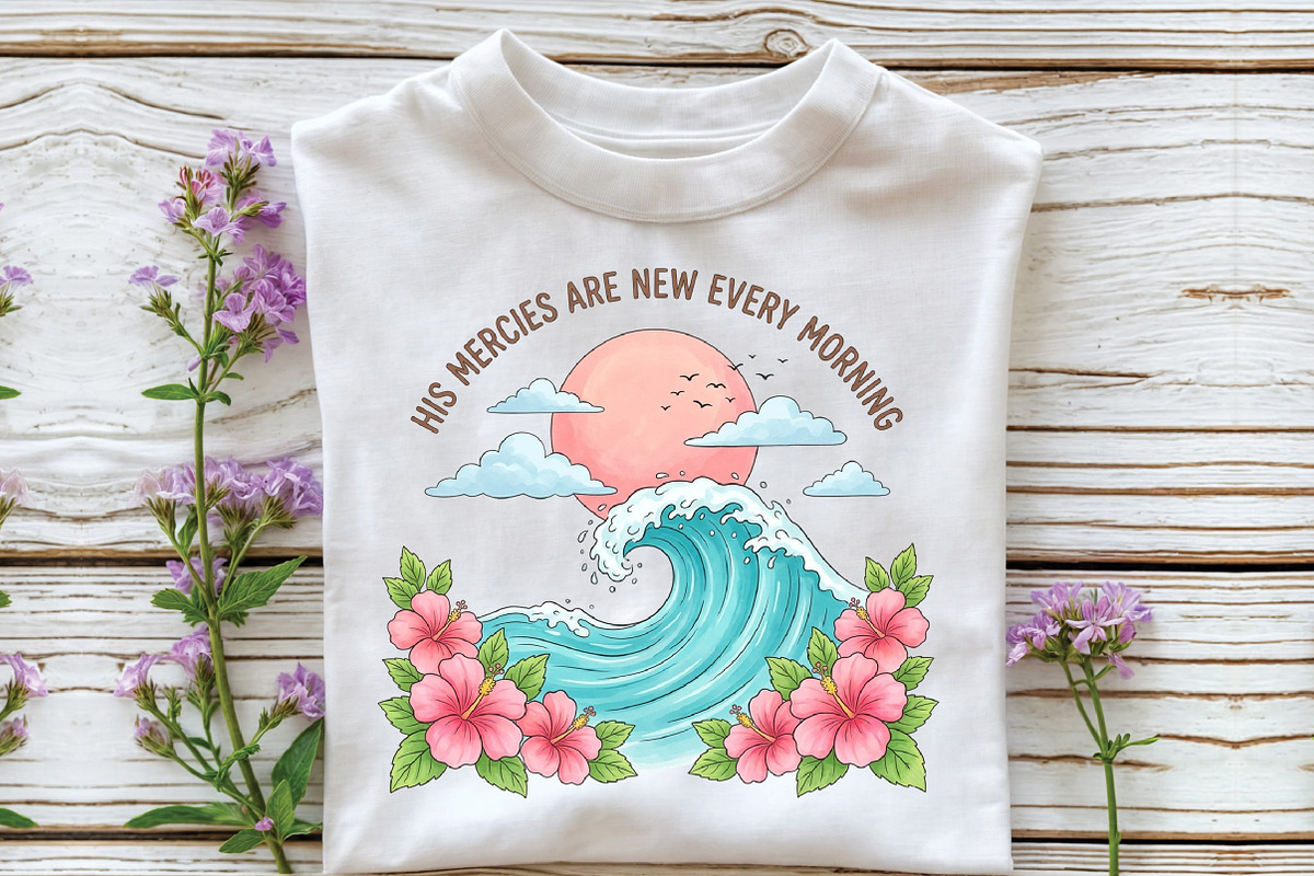 Christian Cute Summer Sublimation, a Work Illustration by CraftArtStudio (Photo 2 of 5)