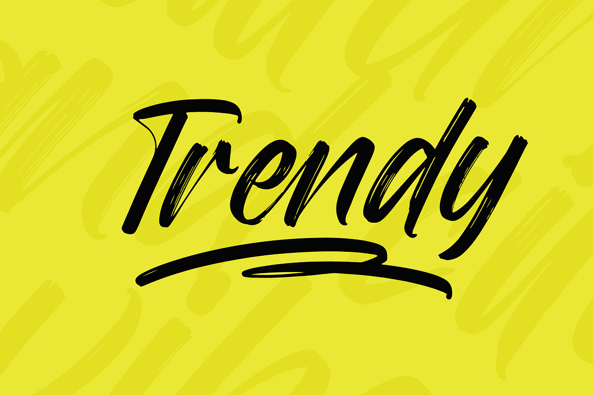 Mirage Factory Bold Brush Font, a Script Font by Letterena Studios Script (Photo 5 of 20)