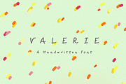 Valerie Handwritten Font, a Handwritten Font by Sense Library (Thumbnail 1 of 9)