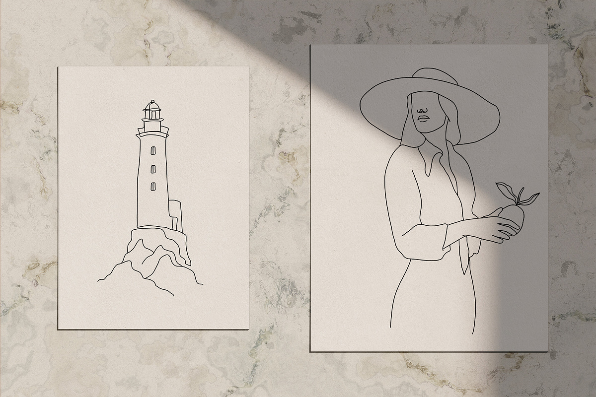 12 Summer Vacay Line Art, a Decorative Illustration by Miracles Everywhere (Photo 5 of 7)