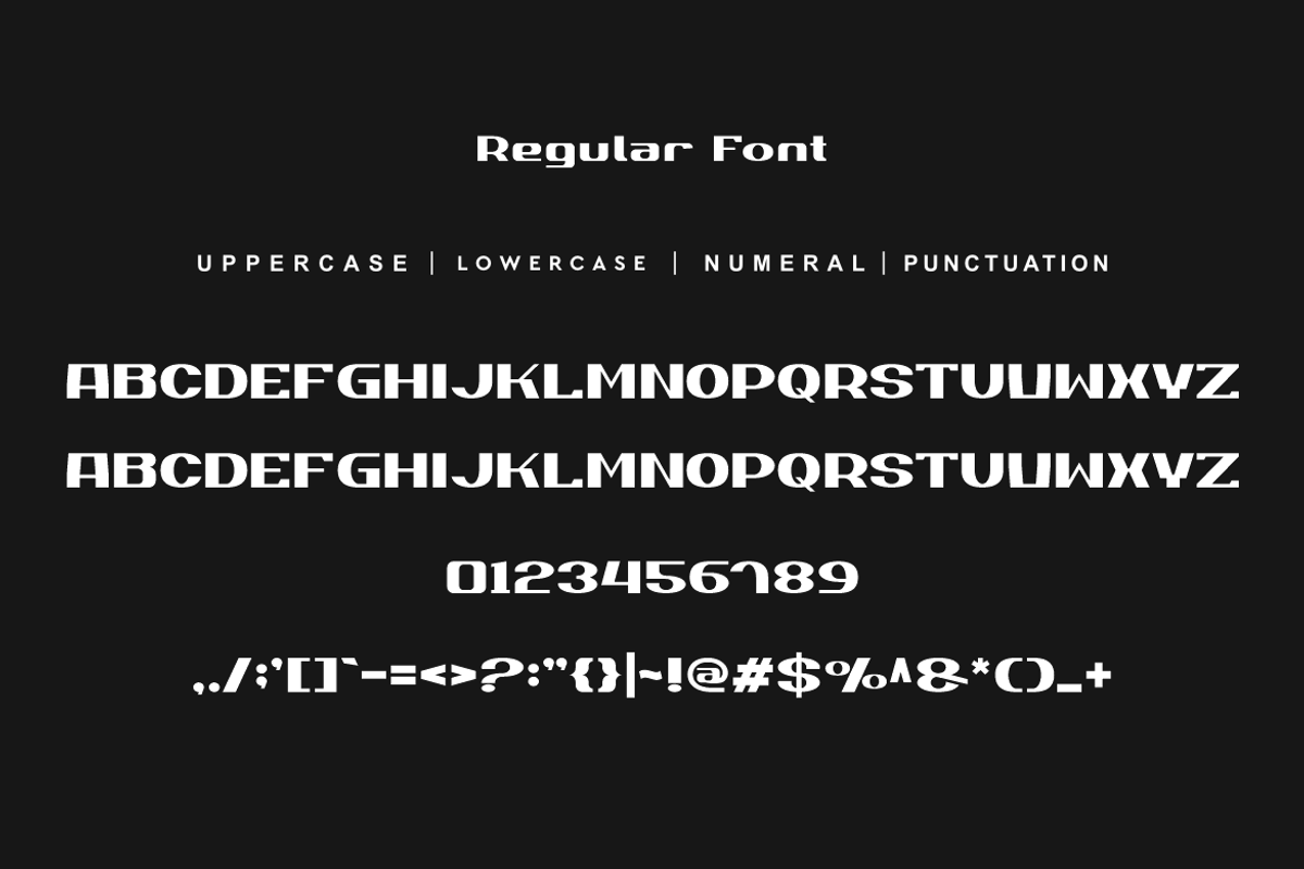 Gedors Boldner - Futuristic Font, a Sans Serif Font by QR Design Studio (Photo 9 of 12)
