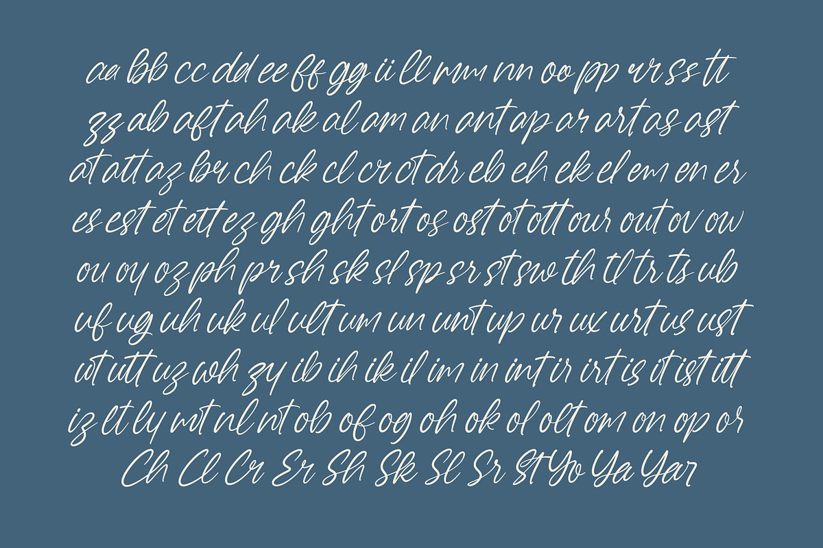 Bugley Yarkest Aesthetic Handwritten, a Serif Font by Letterena Studios Script (Photo 8 of 15)
