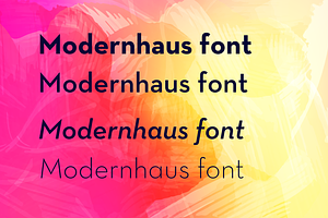 Modernhausfont-038-25, a Font by canve
