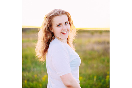 Portrait Of Beautiful Plus Size, a Person Photo by Our Amazing World
