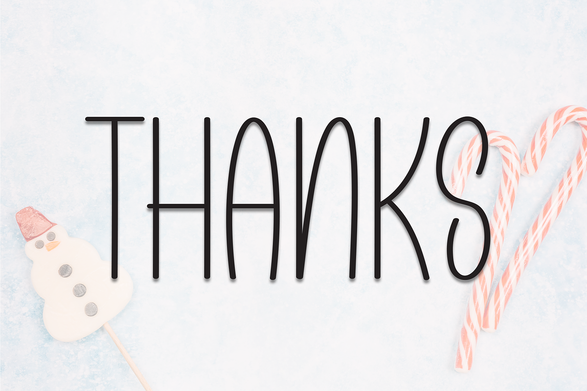 Candy Canes | Script Font, a Script Font by Scratchones (Photo 8 of 8)