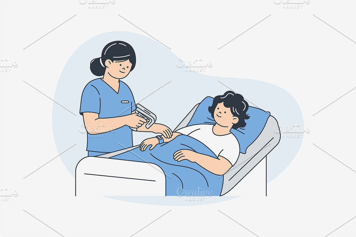 Smart Hospital Illustration, an Object Graphic by Jump Studio (Photo 3 of 12)