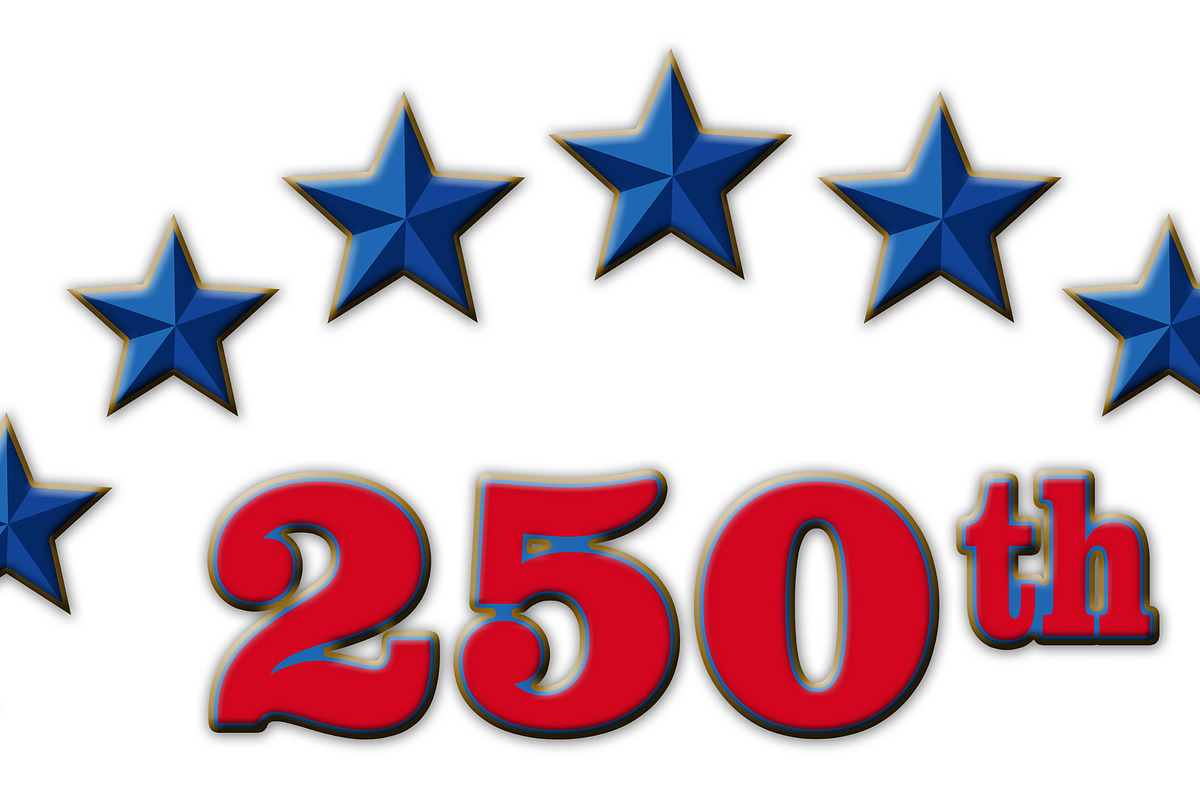 250th Celebration USA Ray and Stars, a Seasonal Illustration by Sharon Schwalbe (Photo 5 of 5)
