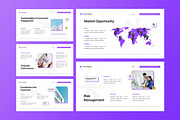 White Modern Annual Report PPT, a Presentation Template by Aiyari Graphic (Thumbnail 4 of 5)