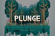 Plunge, a Font by Fontdation (Thumbnail 1 of 6)
