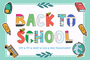 Back To School - 6 Color Fonts, a Graphic by Adalin Shop (Thumbnail 1 of 19)