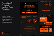Figma Web3 Protocol Landing Page, a Landing Page Template by Musara (Thumbnail 1 of 8)