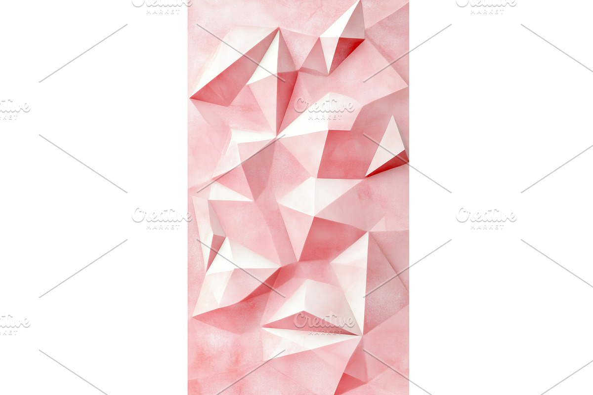 Abstract geometric pattern with pink, an Illustration by Lermont51