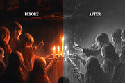 Vintage Grainy Effect, a Texture Graphic by B/B STUDIO (Thumbnail 3 of 10)