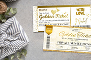 Editable Golden Ticket Canva Design, an Invitation Template by Snapybiz (Thumbnail 3 of 10)