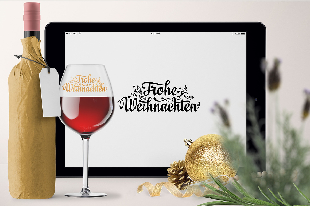 Frohe Weihnachten Deutschland svg, an Object Graphic by Zoya Miller (Photo 4 of 7)