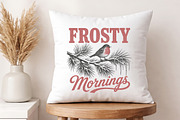 Retro Christmas Robin Bird Winter, a Seasonal Illustration by Libby Wishes (Thumbnail 4 of 4)